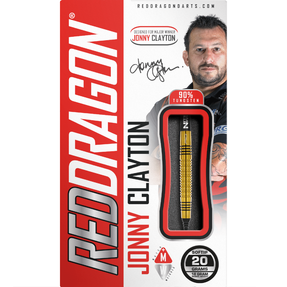 Red Dragon Jonny Clayton Gold Softdart 90%