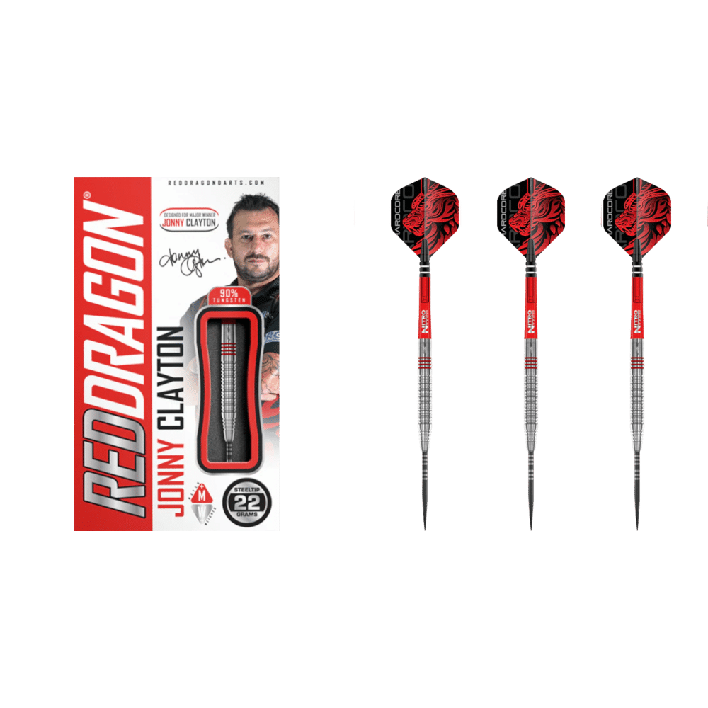 Red Dragon Jonny Clayton G2 Steeldart 90%