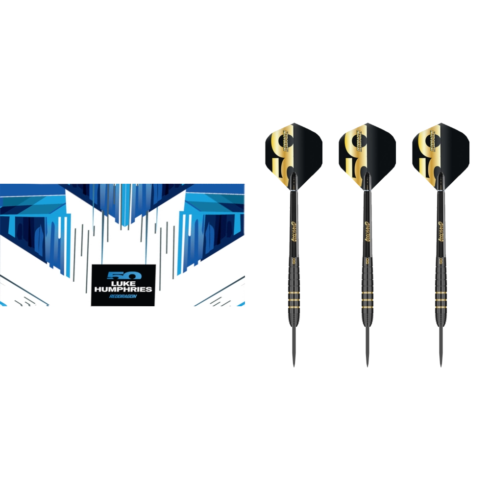 Red Dragon Luke Humphries 50 Year Limited Steel Dart 90%
