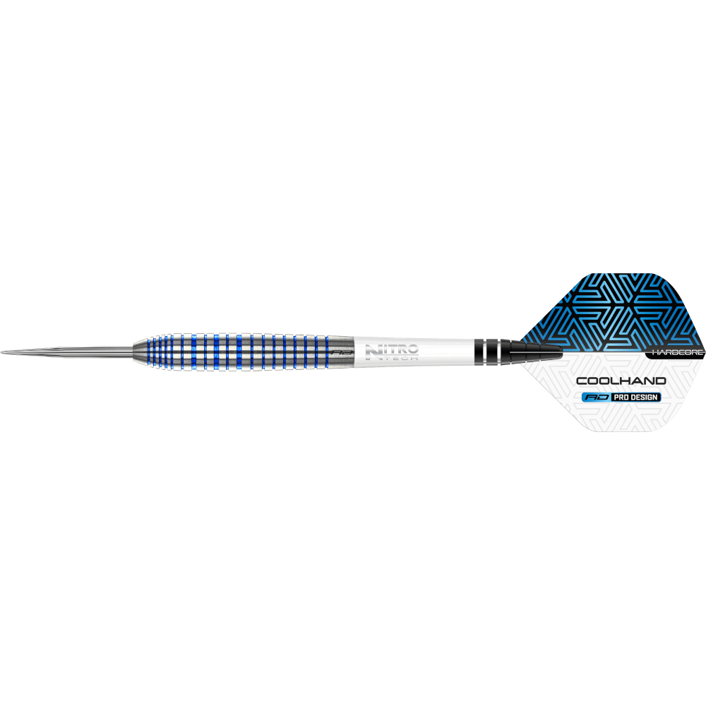 Red Dragon Luke Humphries "Coolhand Luke" TX3 Cool Blue Steel Tip Darts 90%