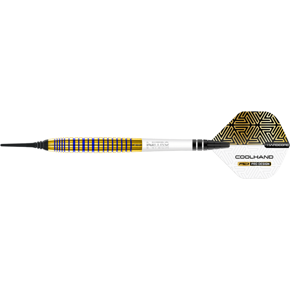 Red Dragon Luke Humphries "Coolhand Luke" TX3 Gold SE Soft Tip Darts 90%