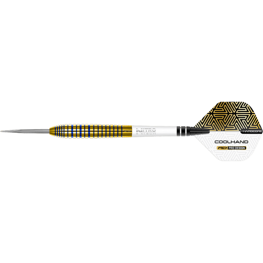 Red Dragon Luke Humphries "Coolhand Luke" TX3 Gold SE Steel Tip Darts 90%