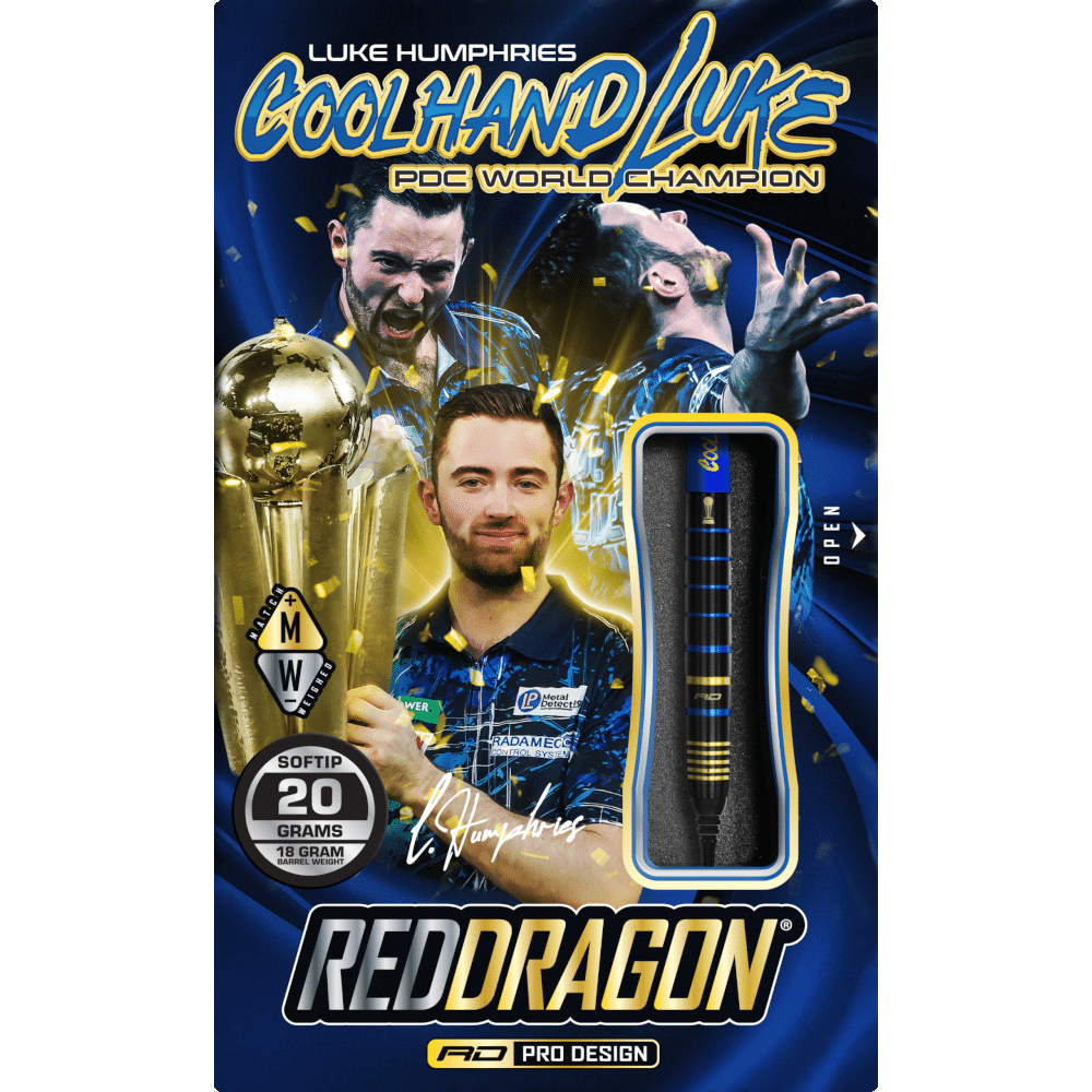 Red Dragon Luke Humphries TX4 WC Avenger Softdart 90%