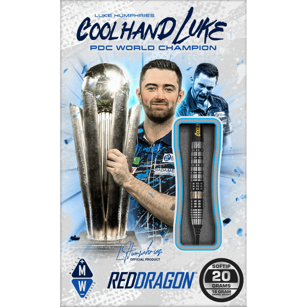 Red Dragon Luke Humphries Prestige Soft Tip Darts 90%