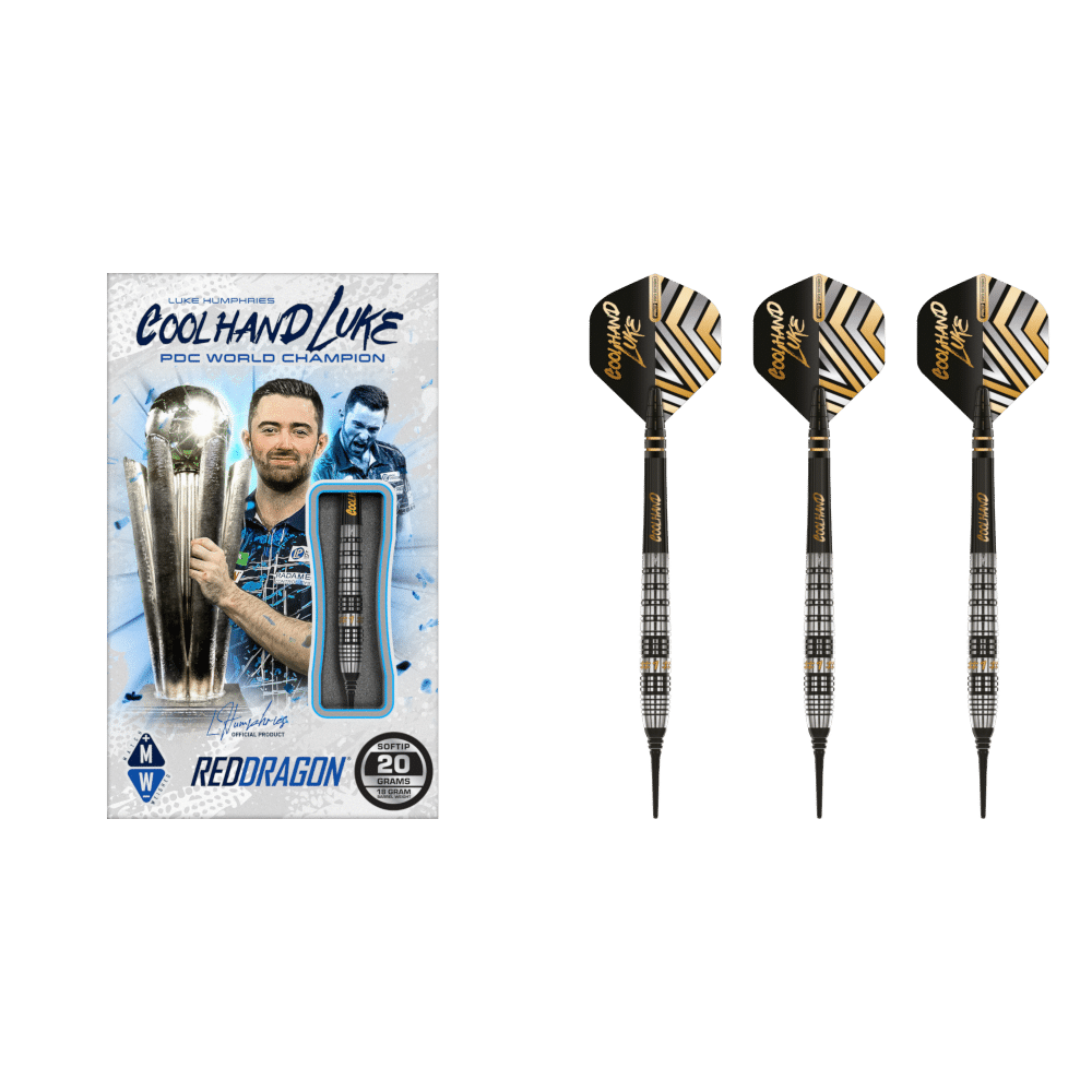 Red Dragon Luke Humphries Prestige Soft Tip Darts 90%