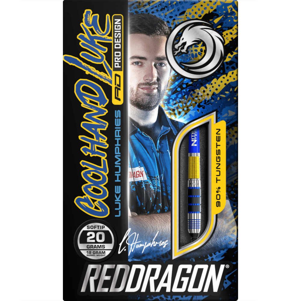 Red Dragon Luke Humphries "Coolhand Luke" Softdart 90%