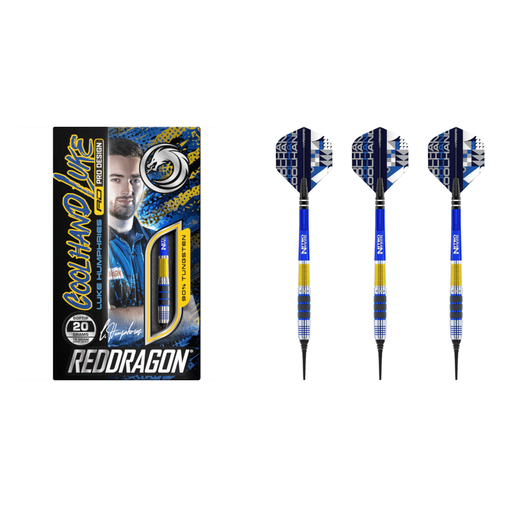 Red Dragon Luke Humphries "Coolhand Luke" Softdart 90%