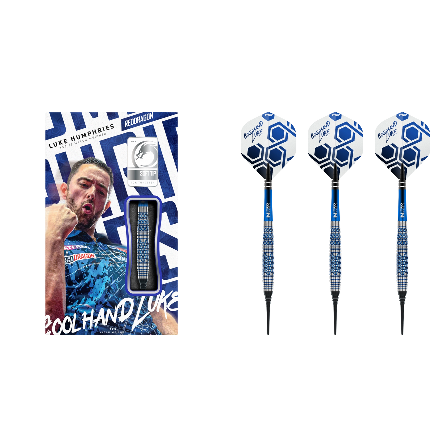 Red Dragon Luke Humphries TX5 Softdart 90%