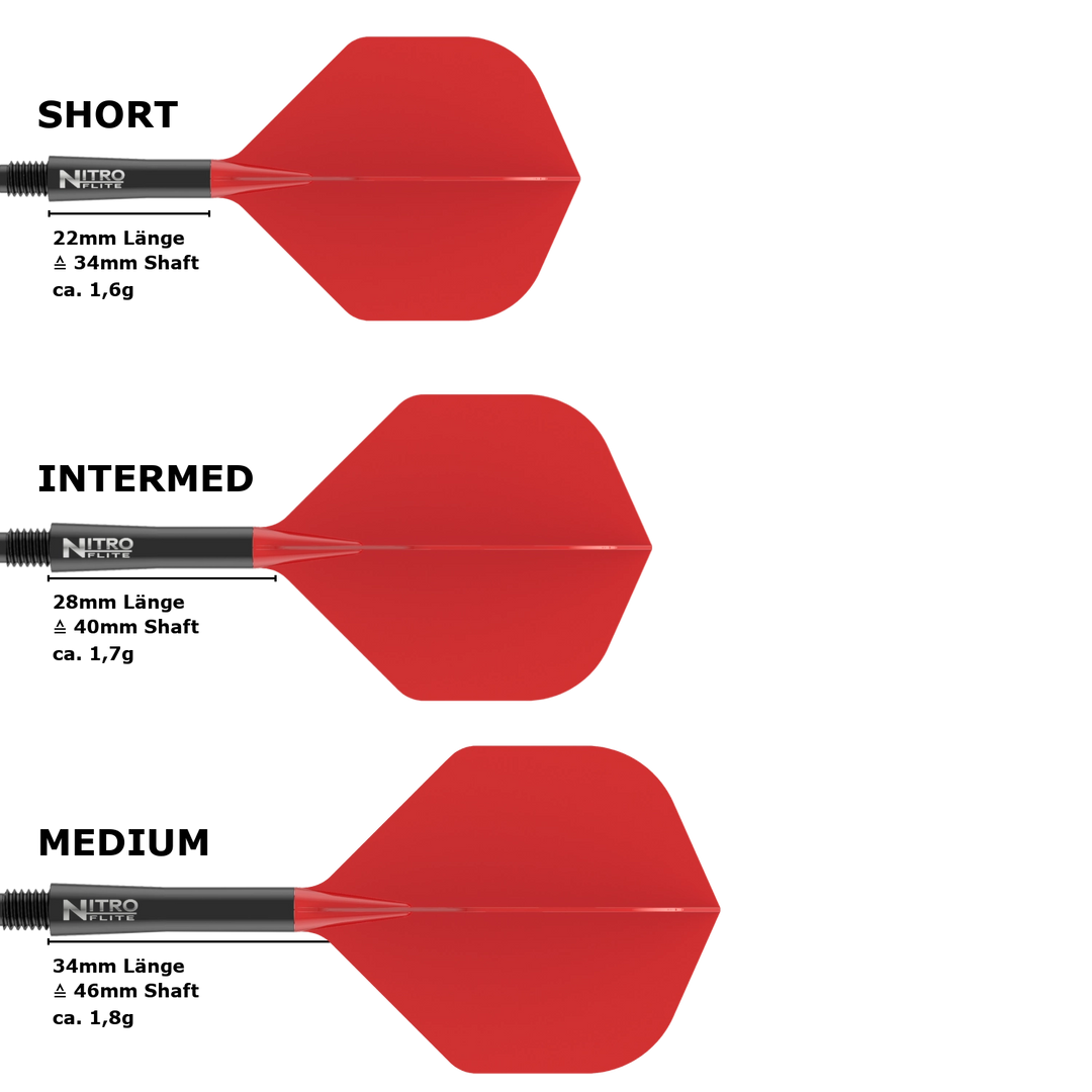 Red Dragon Nitro Flite Standard schwarz No2