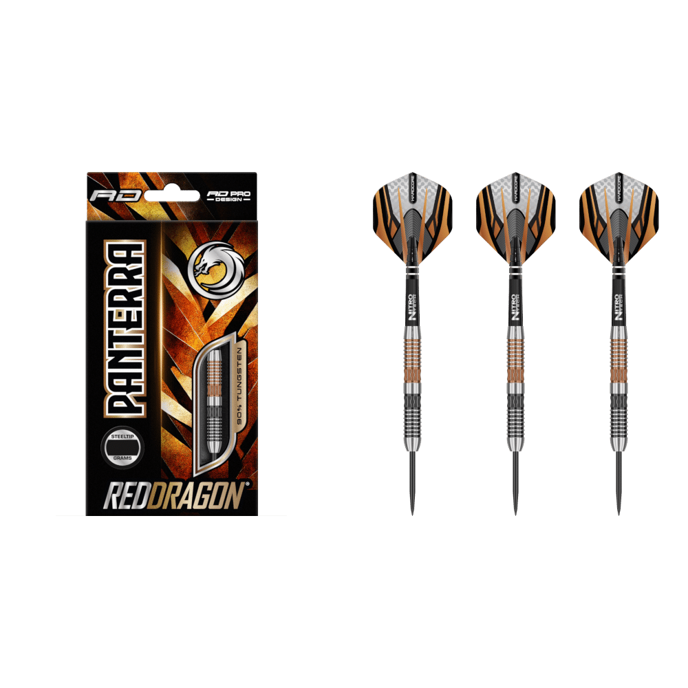 Red Dragon Panterra Steel Tip Darts 90%