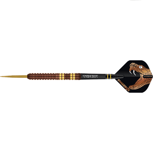 Red Dragon Peter Wright "Snakebite" Copper Fusion Steel Darts 90%