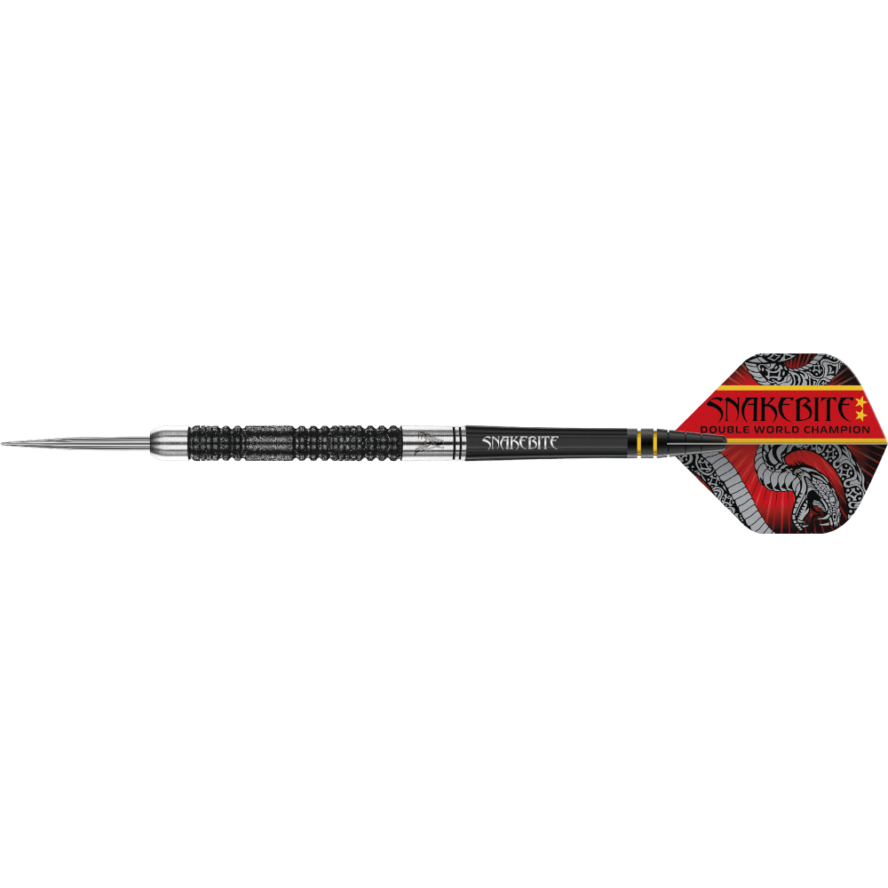 Red Dragon Peter Wright "Snakebite" DWC SE Black Steel Darts 85%