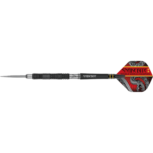 Red Dragon Peter Wright "Snakebite" DWC SE Black Steel Darts 85%