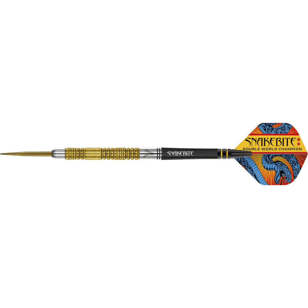 Red Dragon Peter Wright "Snakebite" DWC SE Gold Steel Dart 85%