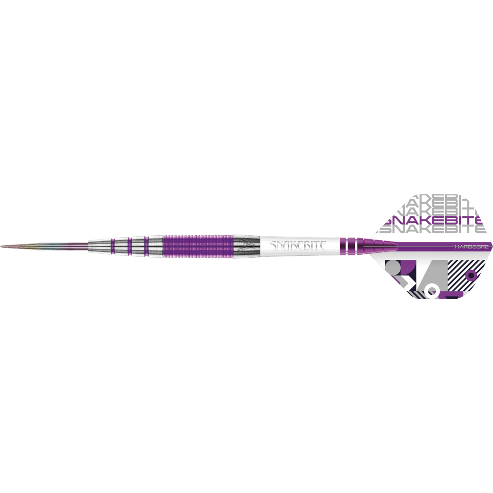 Red Dragon Peter Wright "Snakebite" Medusa Steel Tip Darts 90%