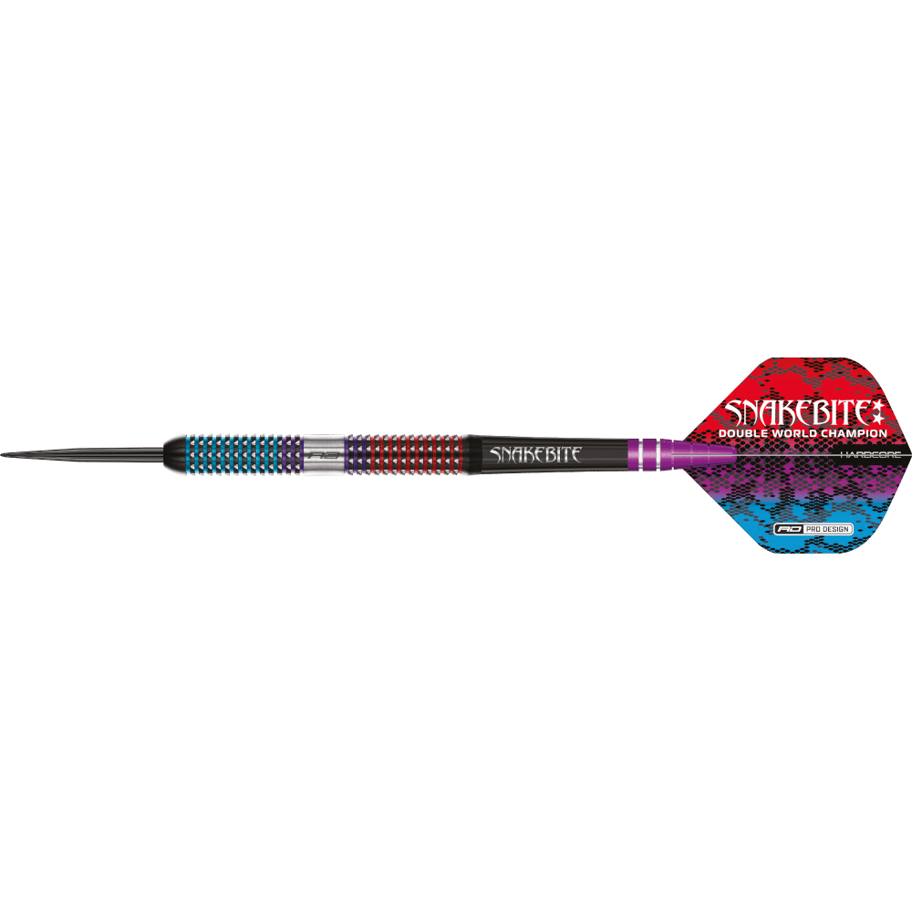 Red Dragon Peter Wright "Snakebite" Spirit Steel Tip Darts 90%