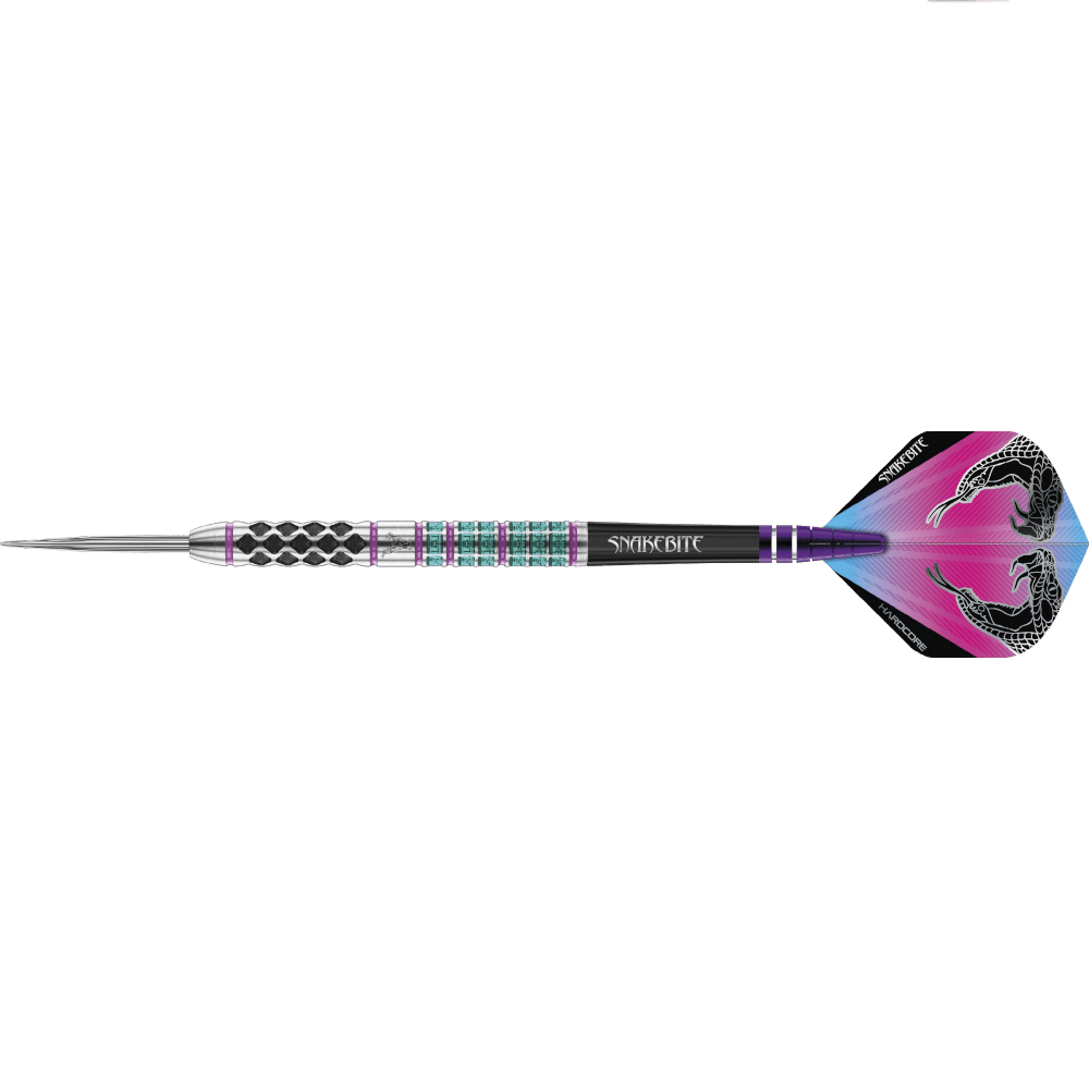 Red Dragon Peter Wright "Snakebite" Supa Venom Steel Darts 90%
