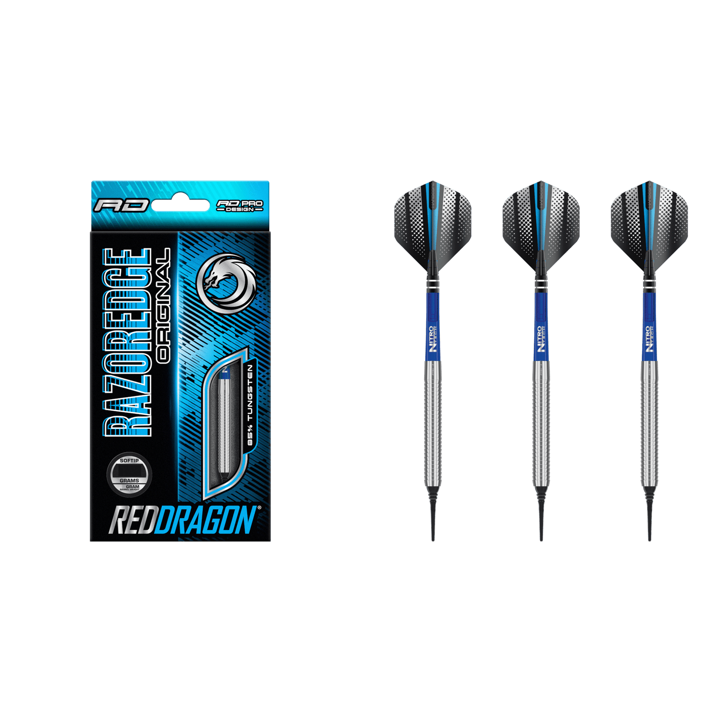 Red Dragon Razor Edge Original Soft Tip Darts 85%
