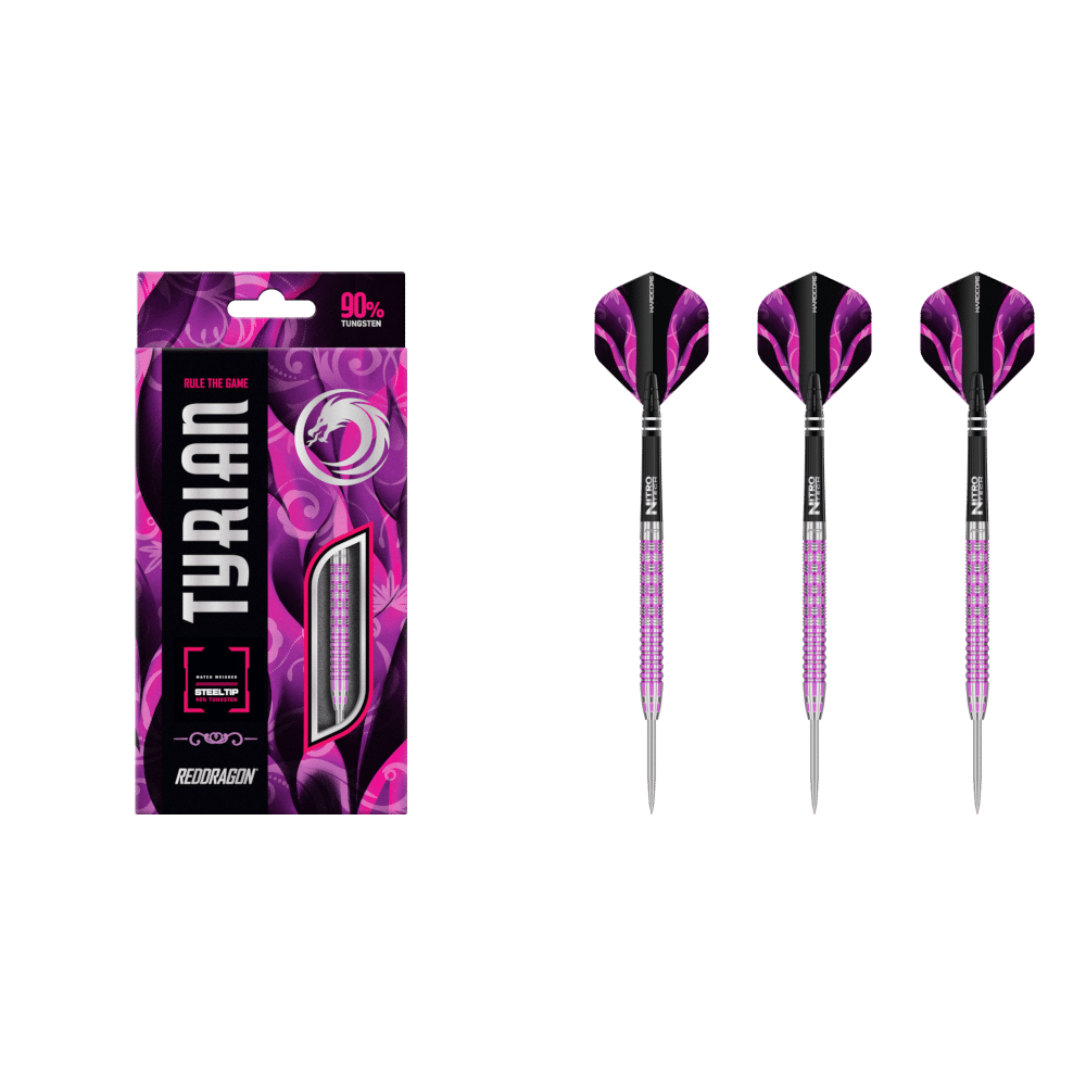 Red Dragon Tyrian Steel Tip Darts 90%