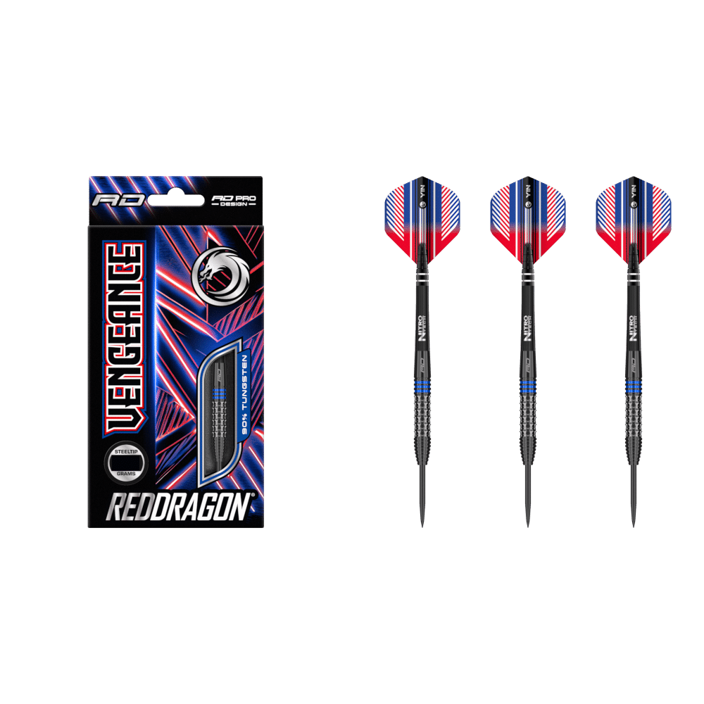 Red Dragon Vengeance Blue Steeldart 90%