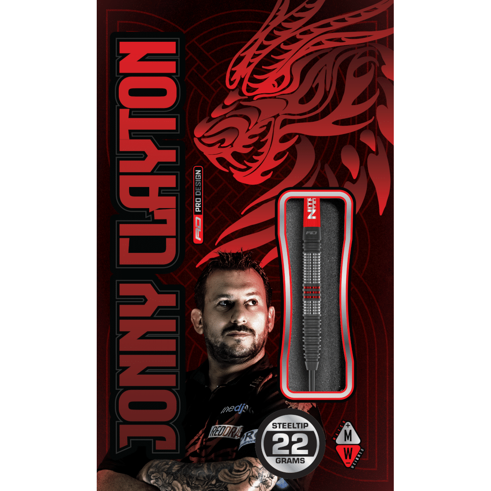 Red Dragon Jonny Clayton Hiraeth Steeldart 90%