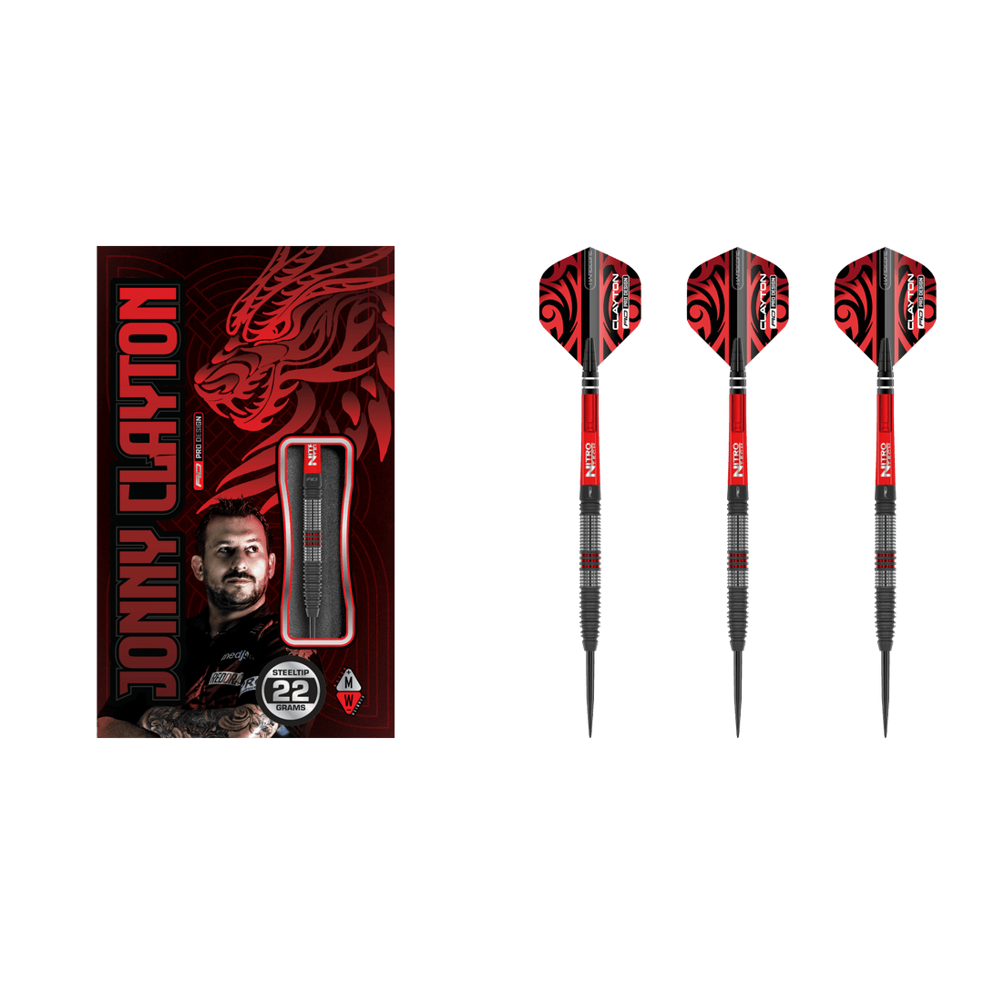 Red Dragon Jonny Clayton Hiraeth Steeldart 90%