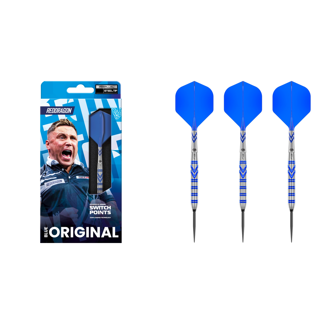 Red Dragon Gerwyn Price Blue Original Switch Point Steeldart 90%