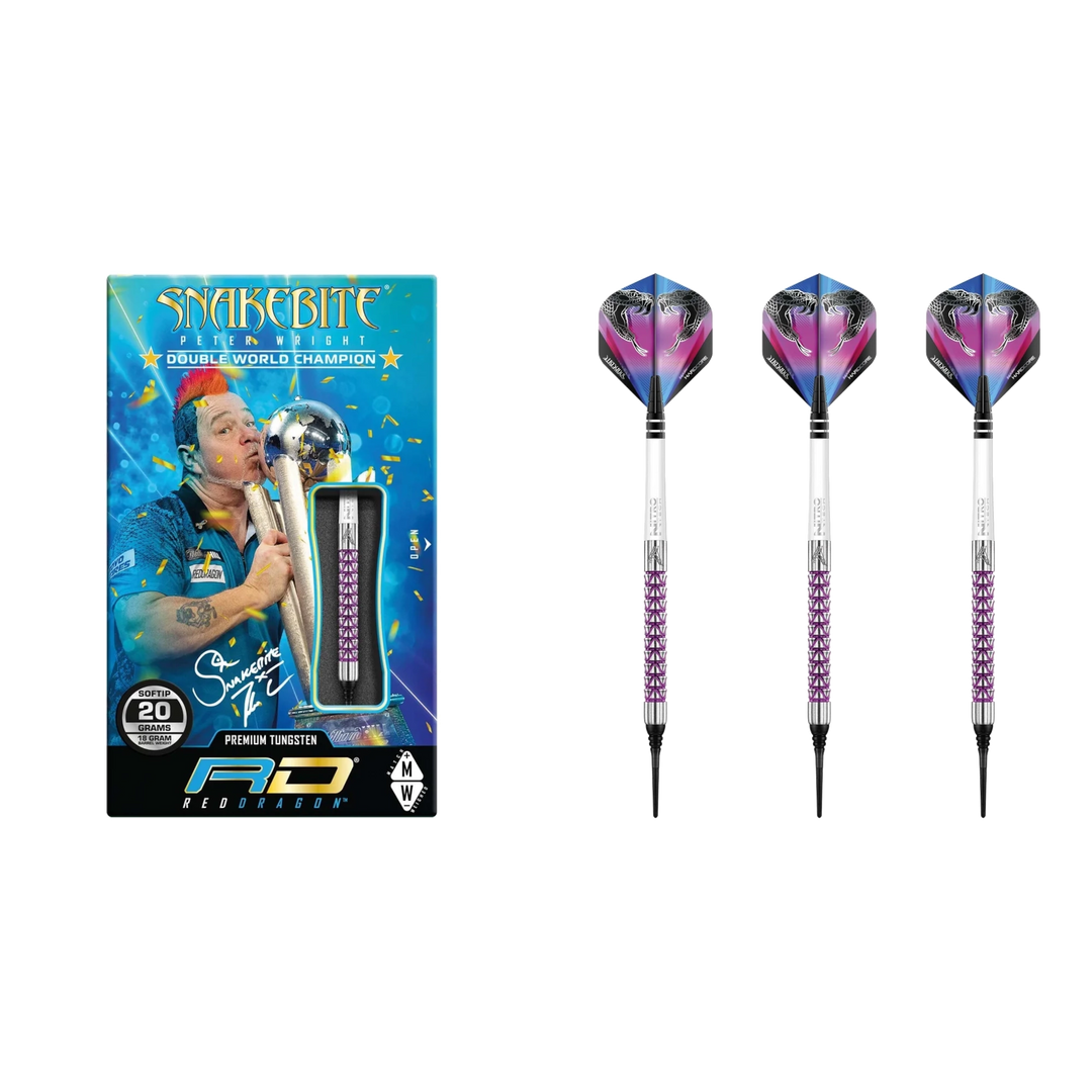 Red Dragon Peter Wright "Snakebite" Vyper Soft Tip Dart 90%