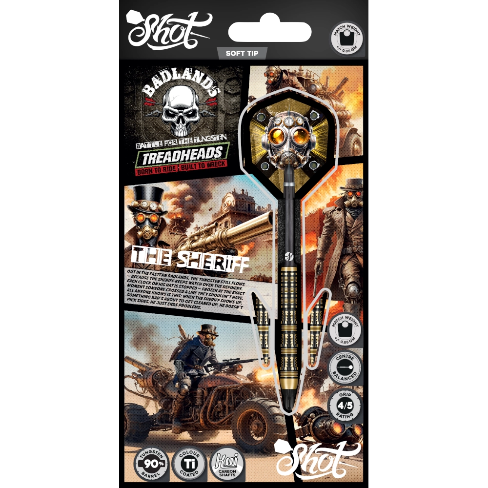 Shot Badlands The Sheriff Softdart 90%