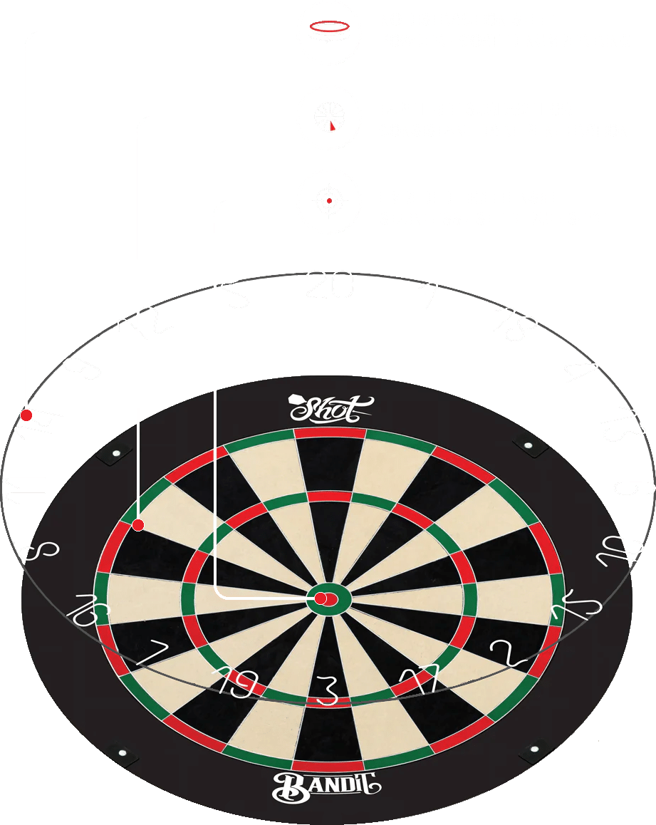 Shot Bandit Dartboard 2024