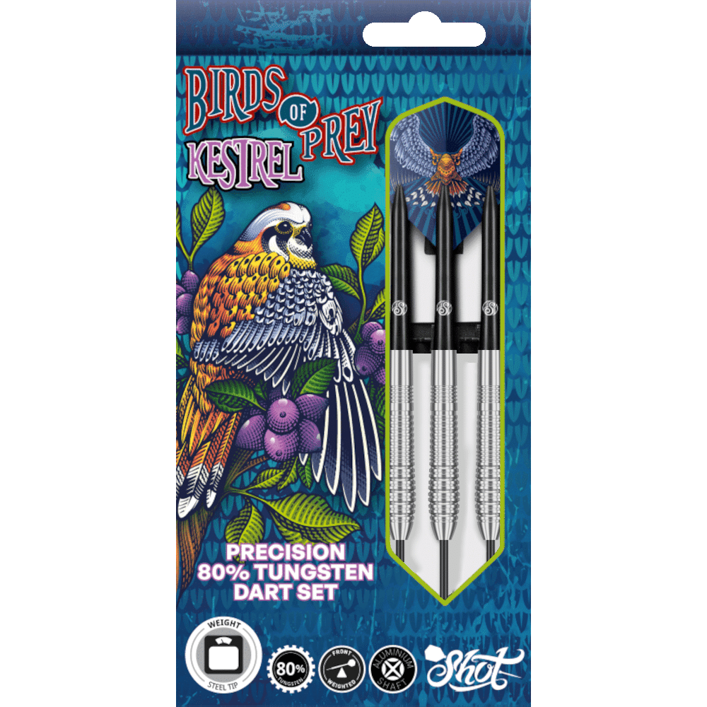 Shot Birds of Prey Kestrel Steel Tip Dart 80%