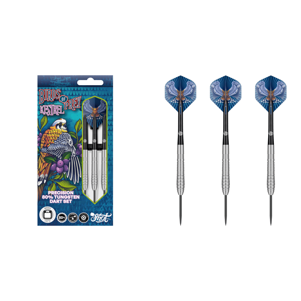 Shot Birds of Prey Kestrel Steel Tip Dart 80%