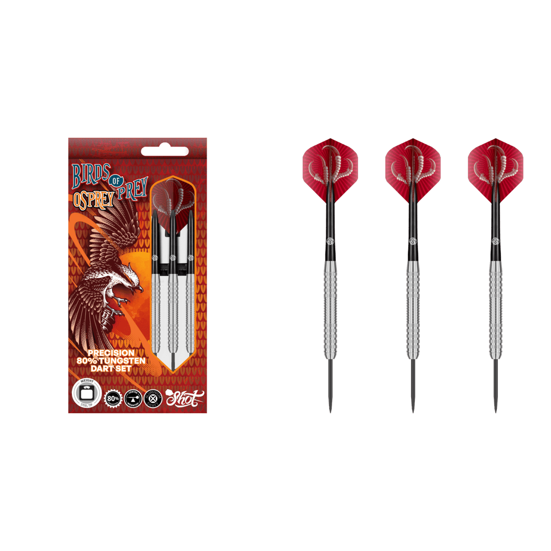 Shot Birds of Prey Osprey Steel Tip Darts 80%
