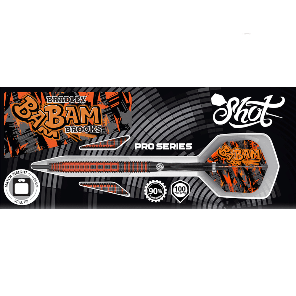 Shot Bradley Brooks Steel Darts 90%