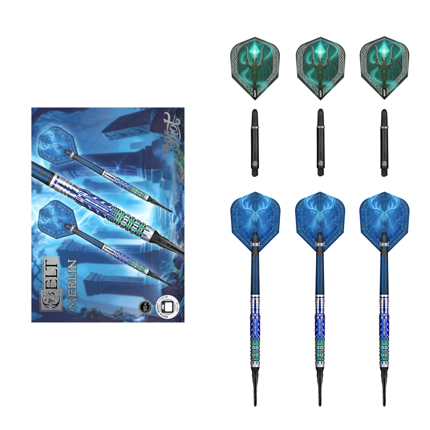 Shot Celt Merlin Softdart 95%