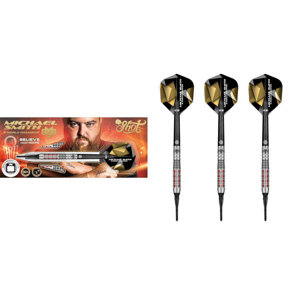 Shot Michael Smith Believe Softdart 90%