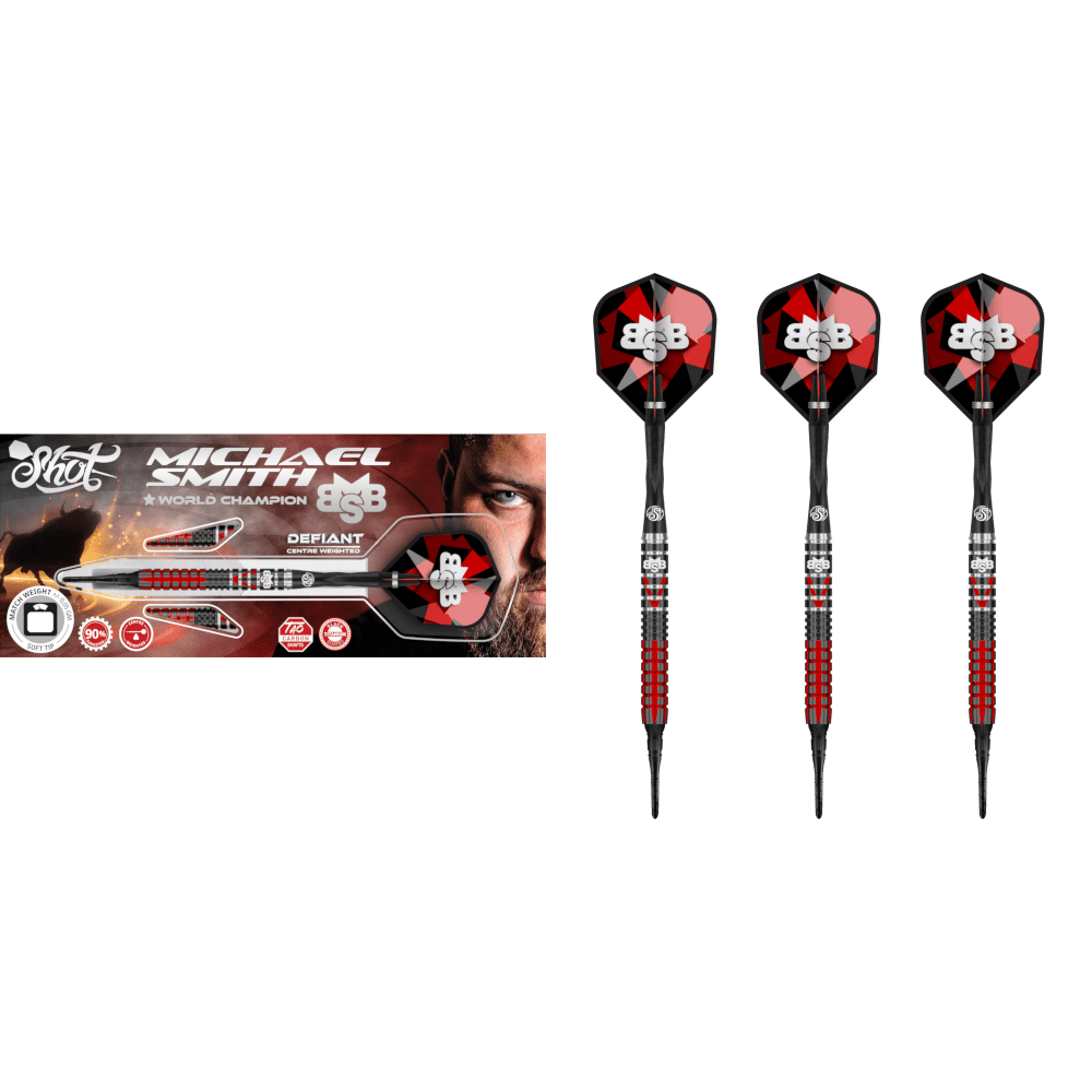 Shot Michael Smith Defiant Softdart 90%