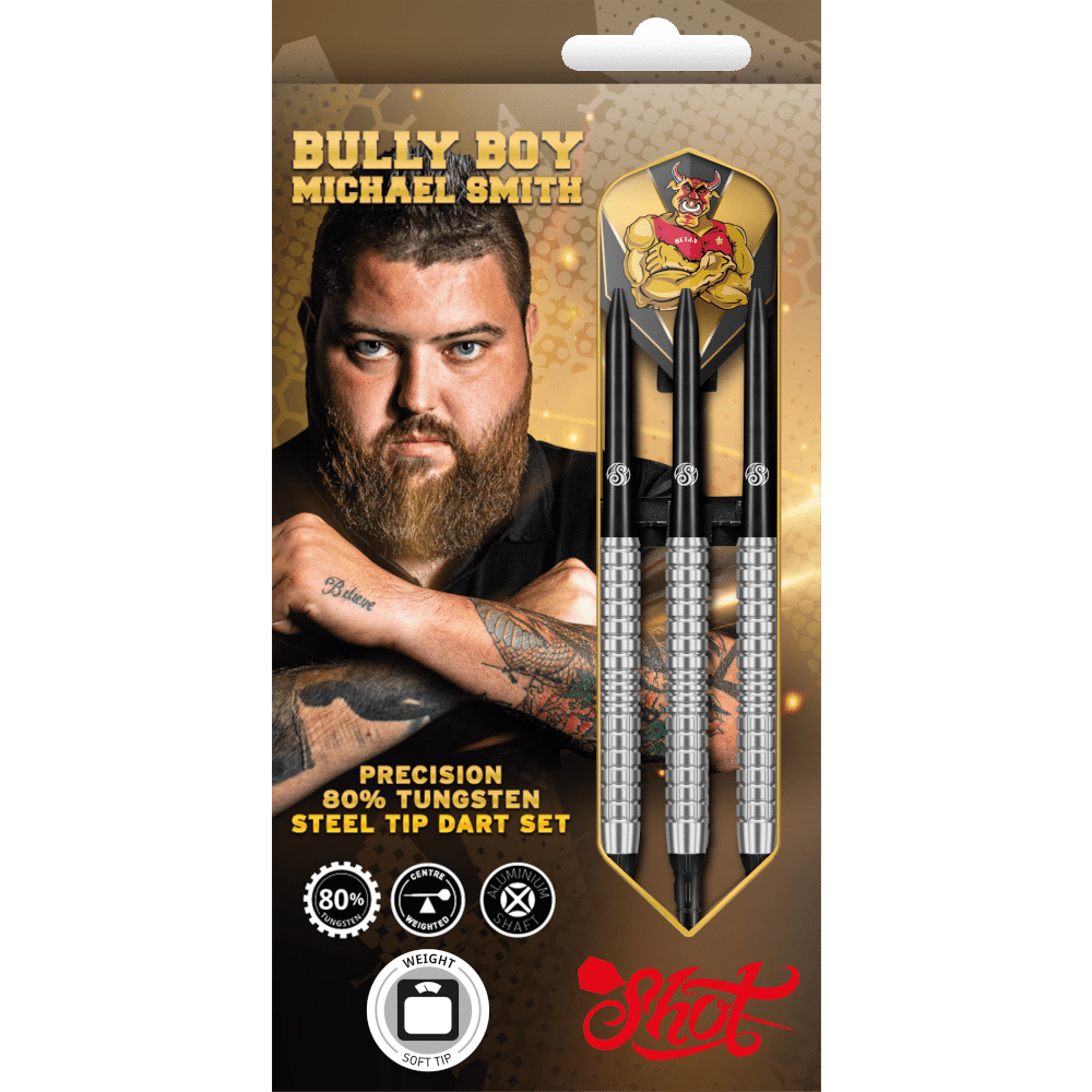 Shot Michael Smith Precision Soft Tip Darts 80%