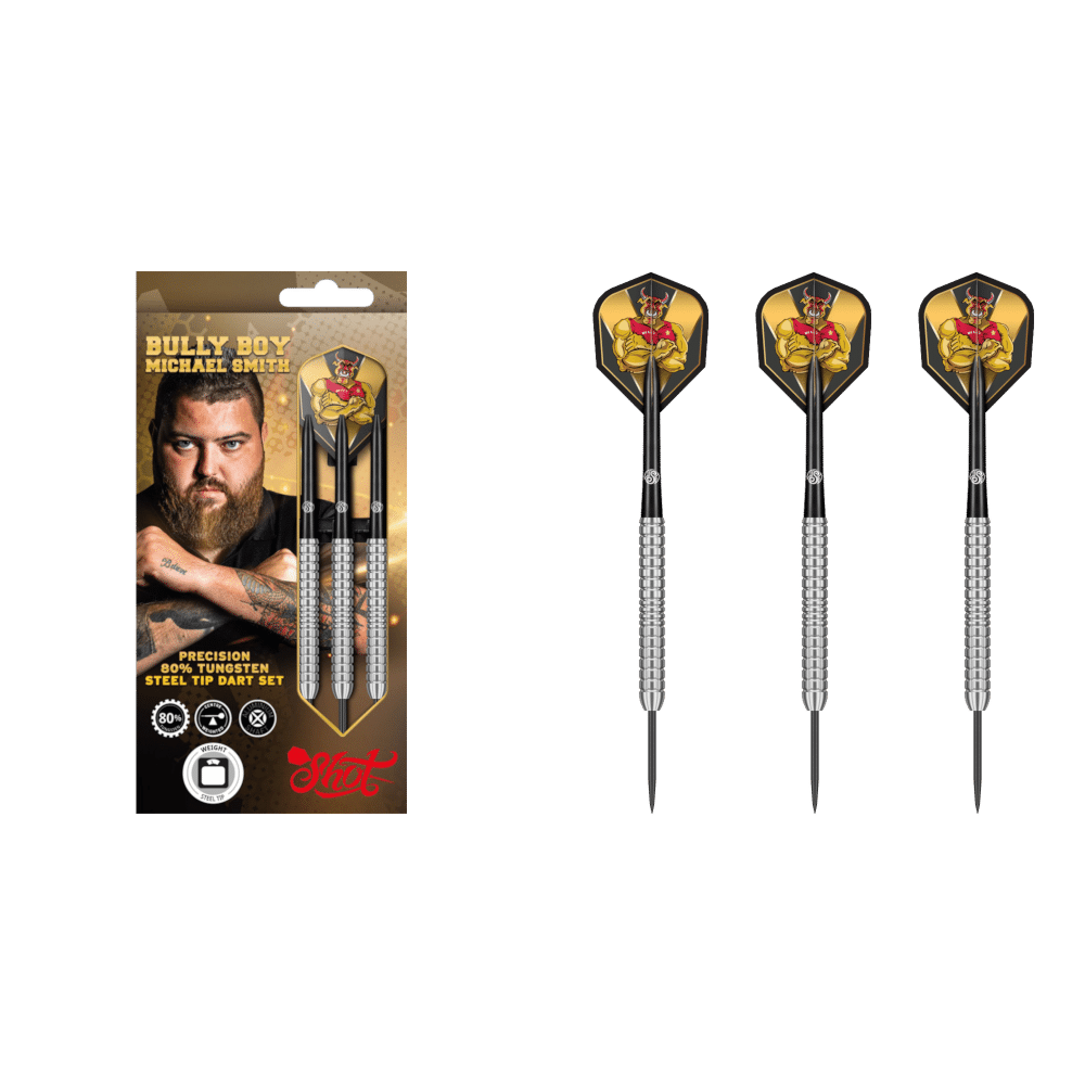 Shot Michael Smith Precision Steeldart 80%