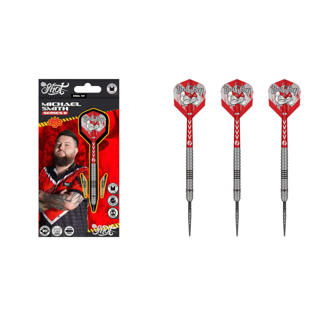 Shot Michael Smith Series II Turbo Point Steeldart 90%