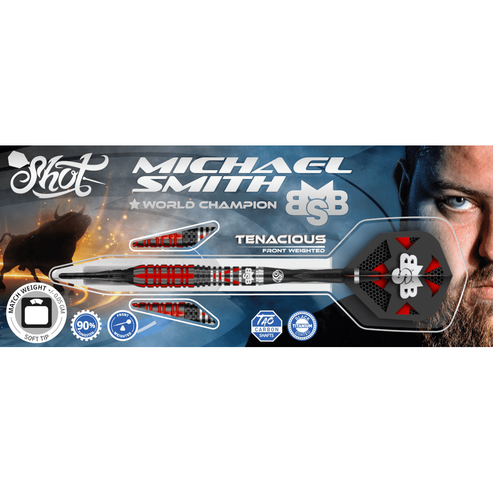 Shot Michael Smith Tenacious Softdart 90%