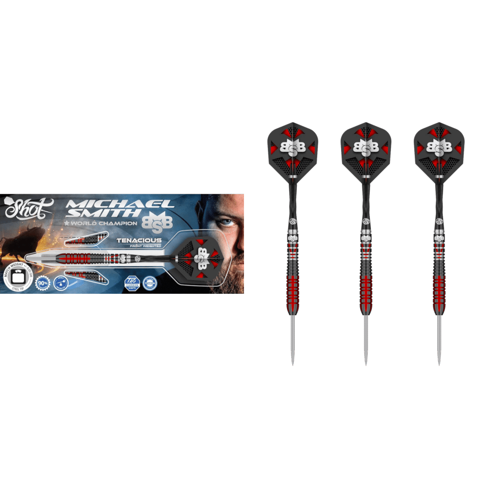 Shot Michael Smith Tenacious Steeldart 90%