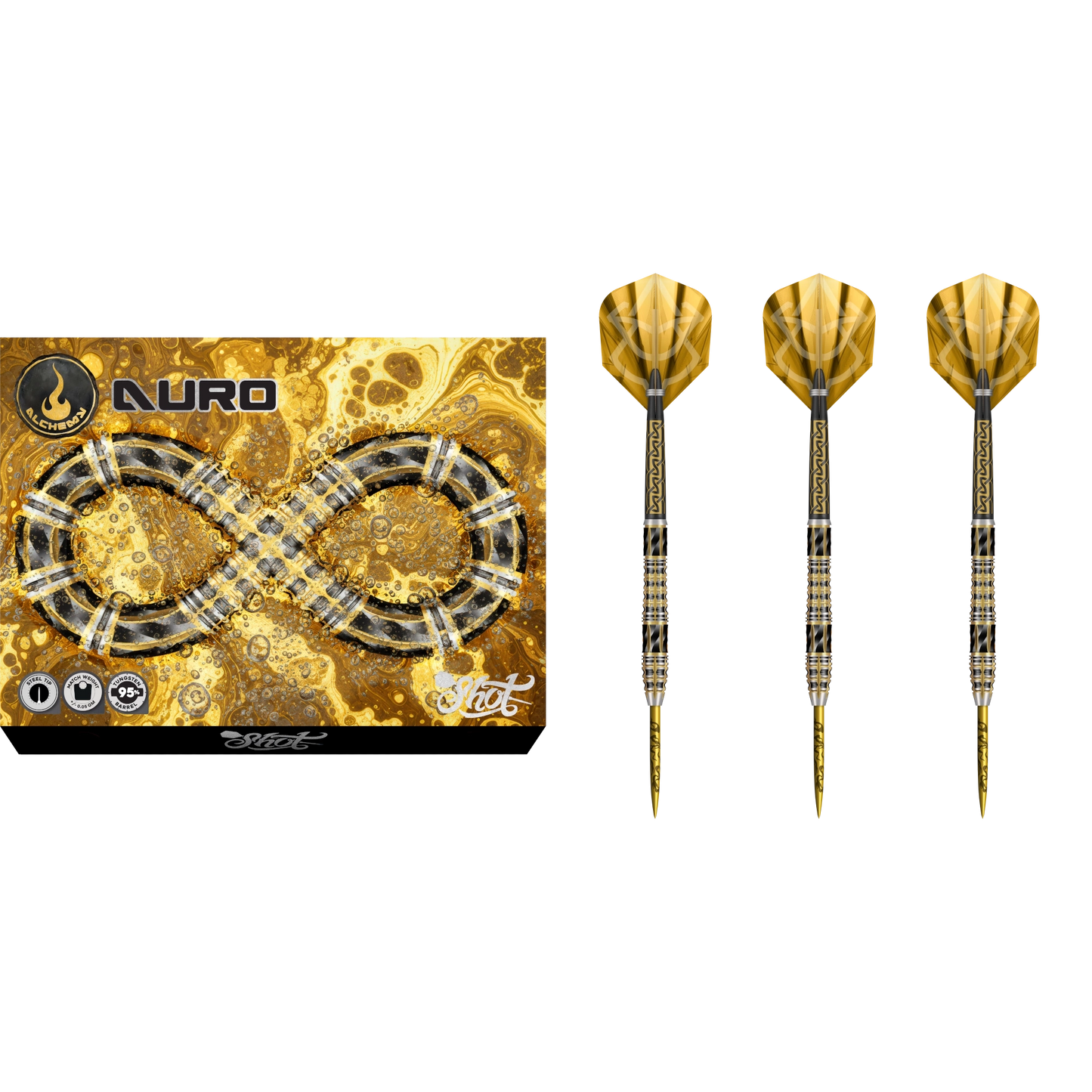Shot Alchemy Auro Steeldart 95%