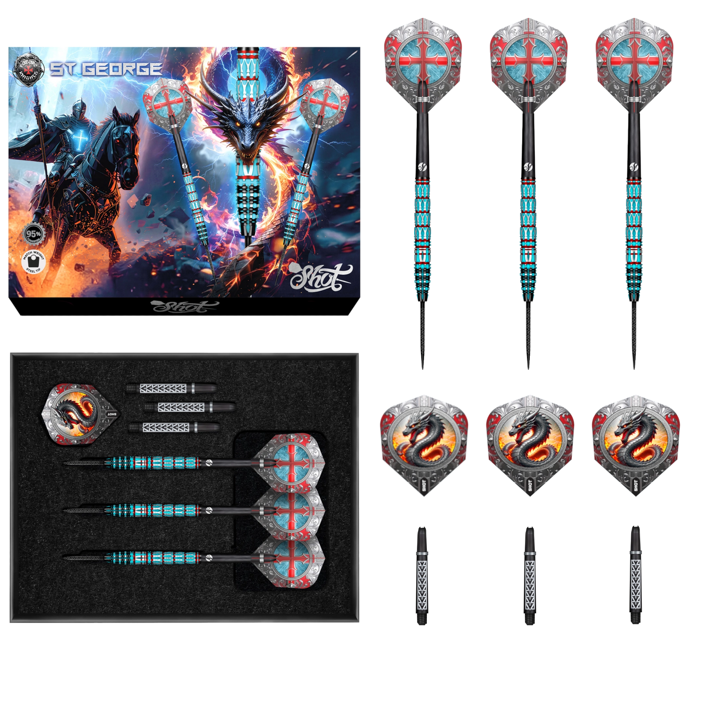 Shot Future Knights St. George Steeldart 95%