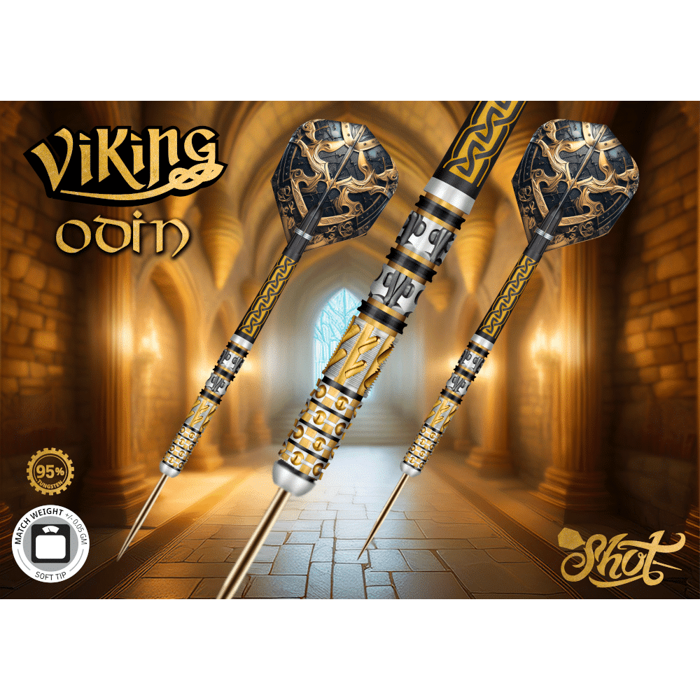 Shot Viking Odin Steel Tip Darts 95%