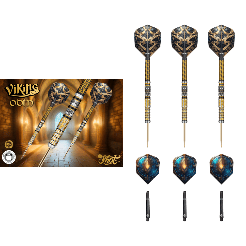 Shot Viking Odin Steel Tip Darts 95%