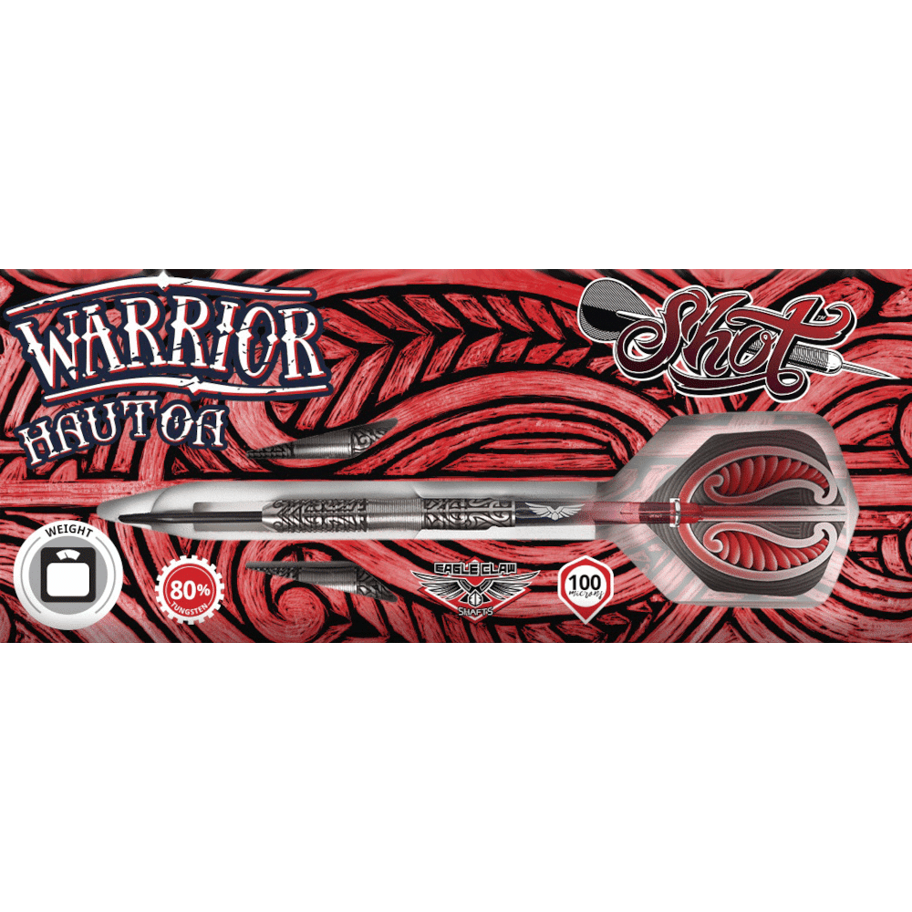 Shot Warrior Hautoa 80% Steel Tip Dart
