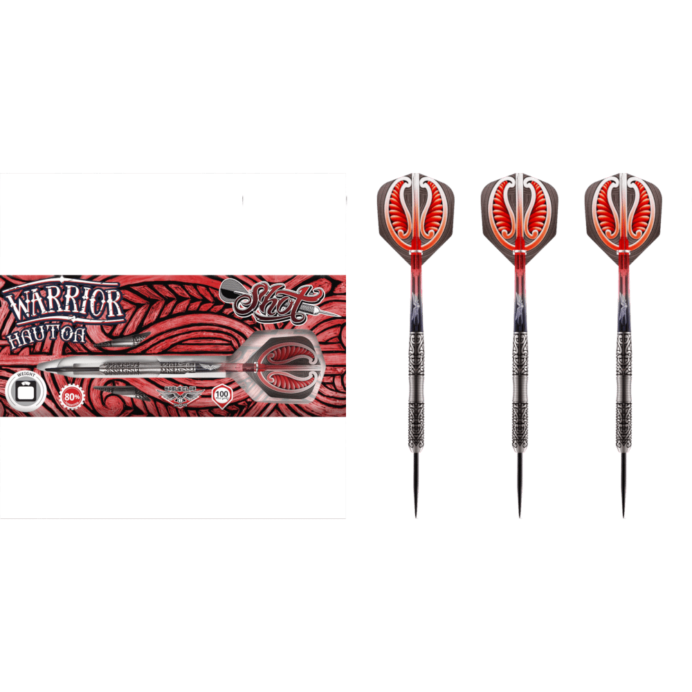 Shot Warrior Hautoa 80% Steel Tip Dart