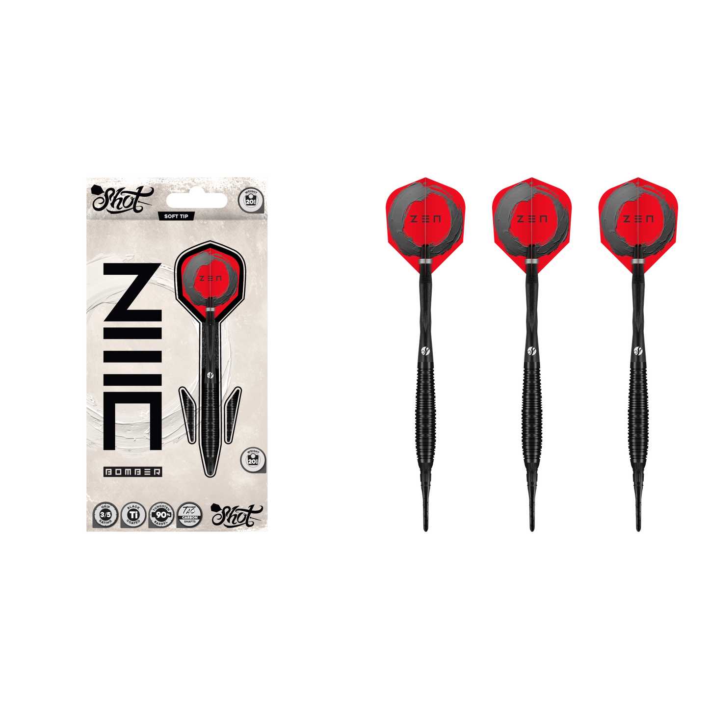 Shot Zen Bomber Softdart 90%