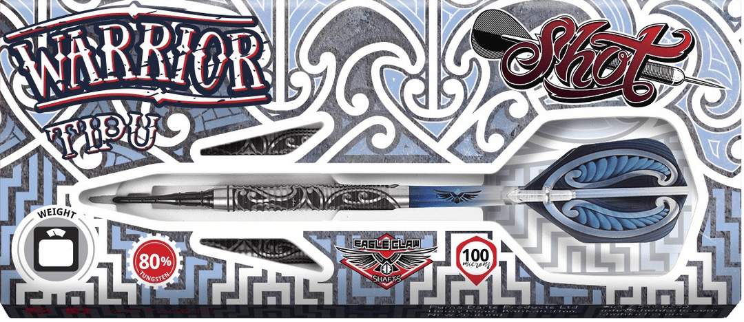 Shot Warrior Tipu Soft Tip Darts 80%